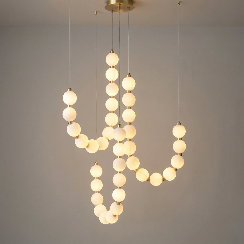 Jewel Inspired Pendant Chandelier - Pearluxe