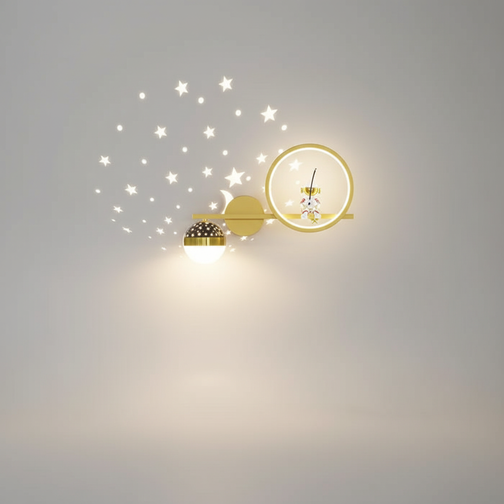 Kinderzimmer Wandleuchte Aus Metall - StarSphere