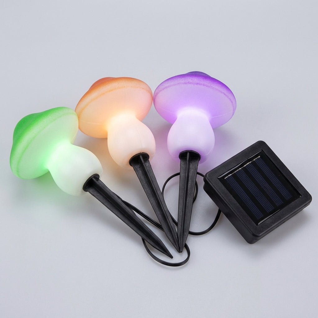 Solar Powered Garden Stake Lights - Mushifern