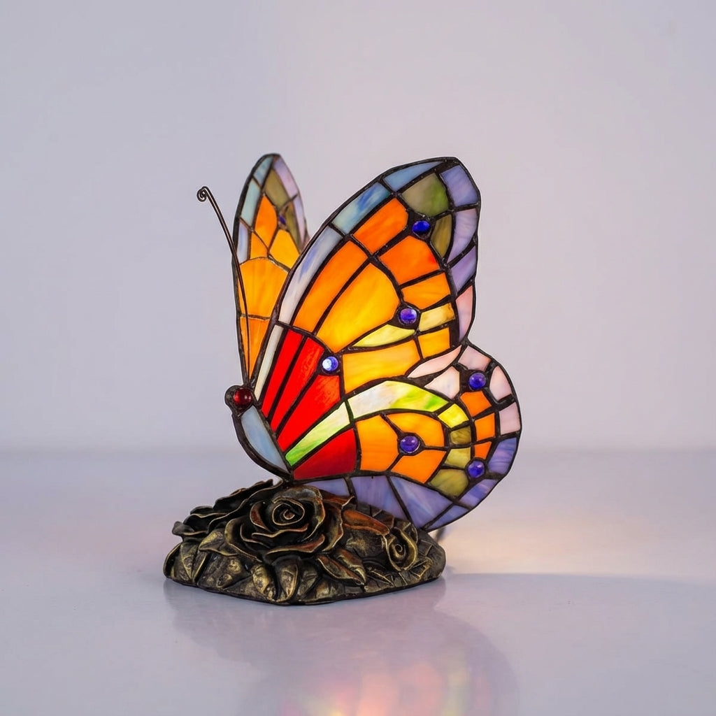 Stained Glass Style Lamp - Aurelfly