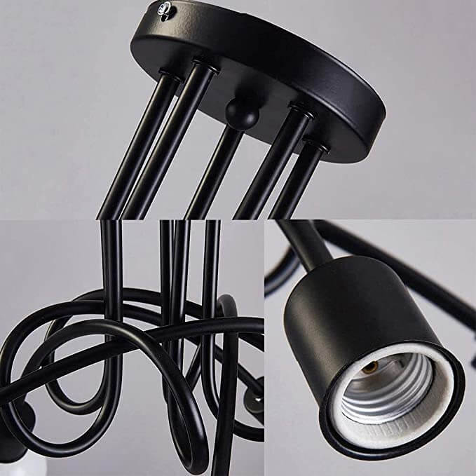Three Arm Chandelier Fixture - Asterlyn