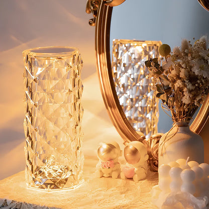 Crystal Table Lamp with Touch Control - Aurora