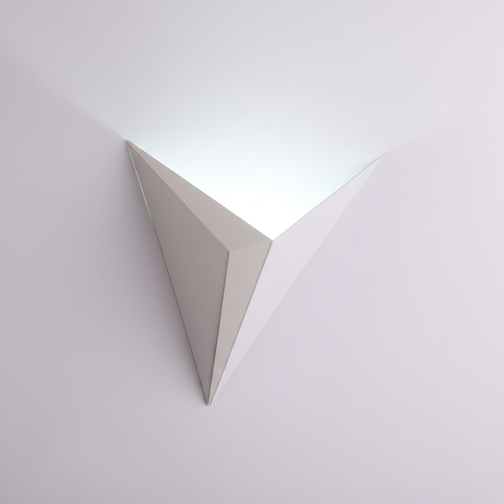Dreieckige Minimalistische Wandlampe - TriGlow