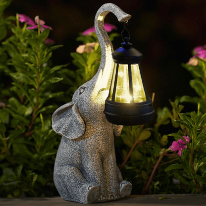 Freistehende Außenlampe Im Tierdesign - Glowphant