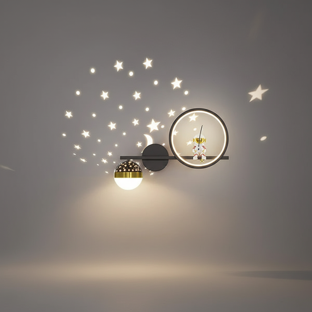 Kinderzimmer Wandleuchte Aus Metall - StarSphere