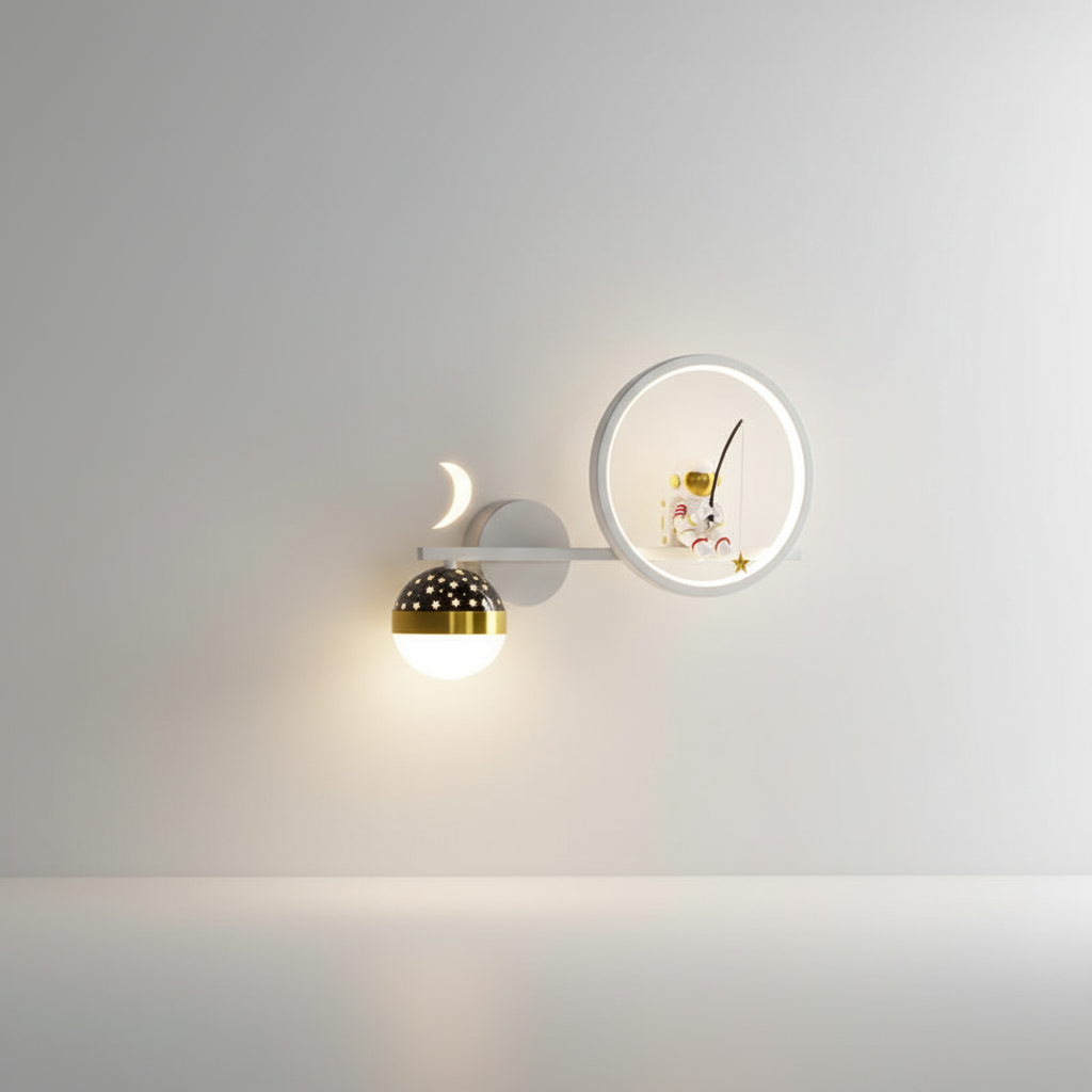 Kinderzimmer Wandleuchte Aus Metall - StarSphere