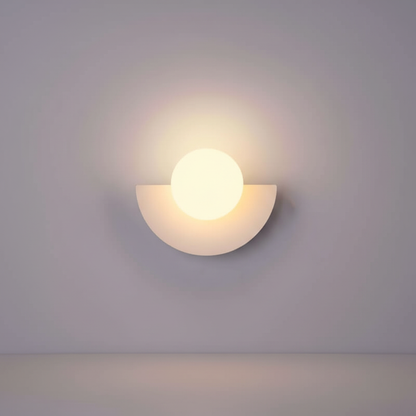 Metall Halbmond Wandlampe - HalbGlow