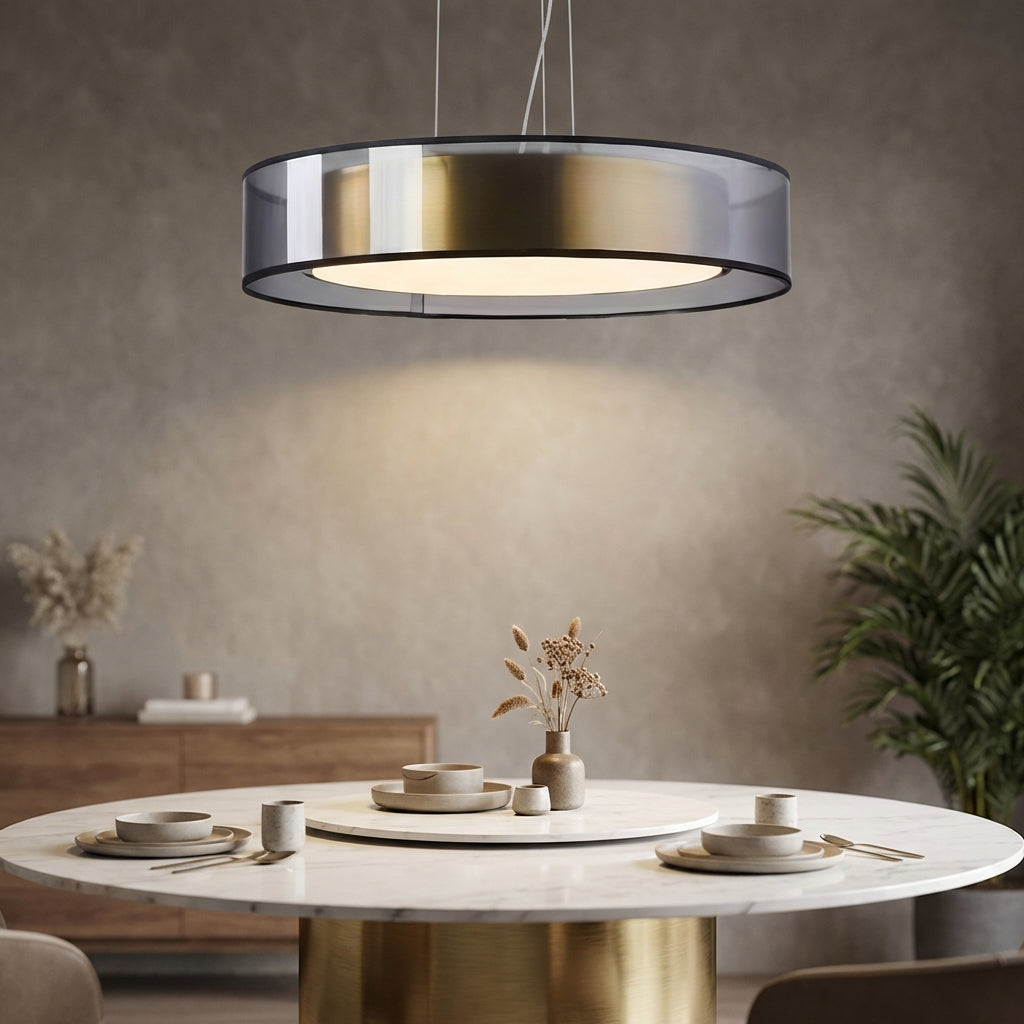 Modern Suspended Light Fixture -  Roselume