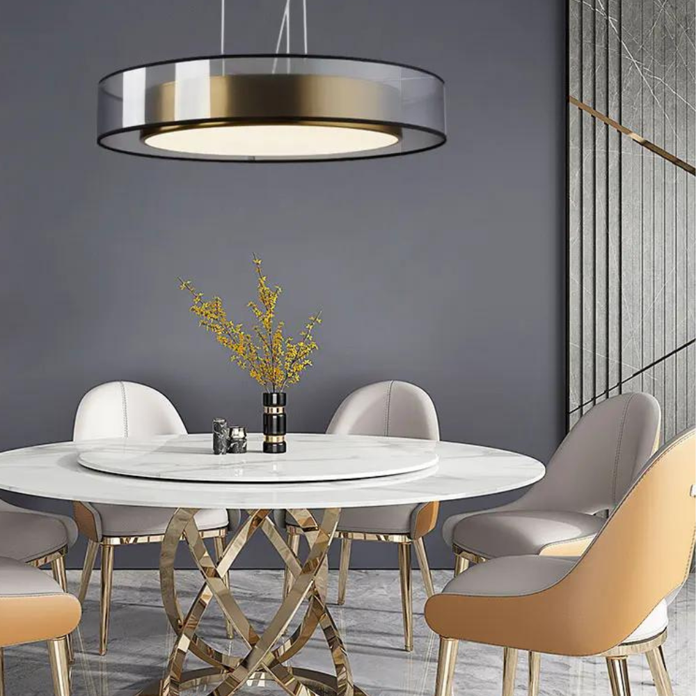 Modern Suspended Light Fixture -  Roselume