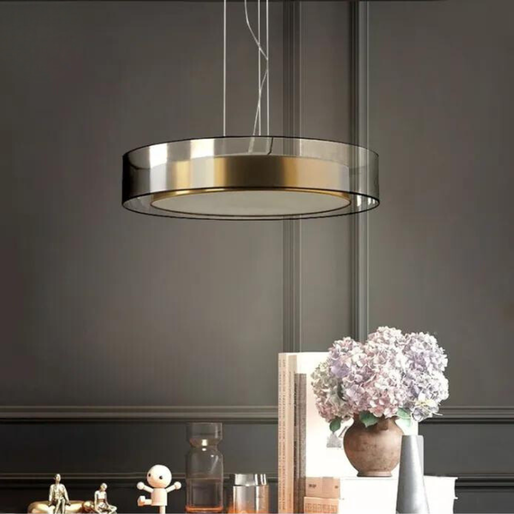 Modern Suspended Light Fixture -  Roselume
