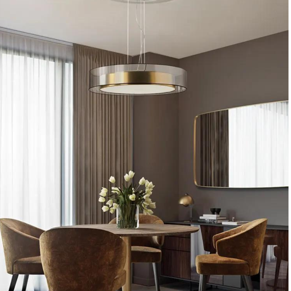 Modern Suspended Light Fixture -  Roselume