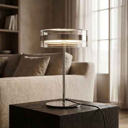 Modern Cylindrical Table Lamp -  Clarivon