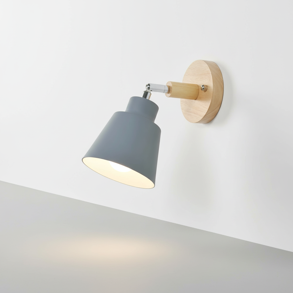 Moderner Wandspot Mit Zugschalter - TurnLume