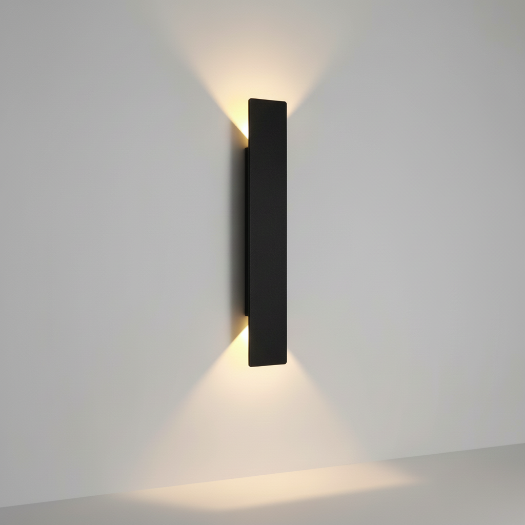 Moderner Aluminium Wandleuchter - Brightpillar