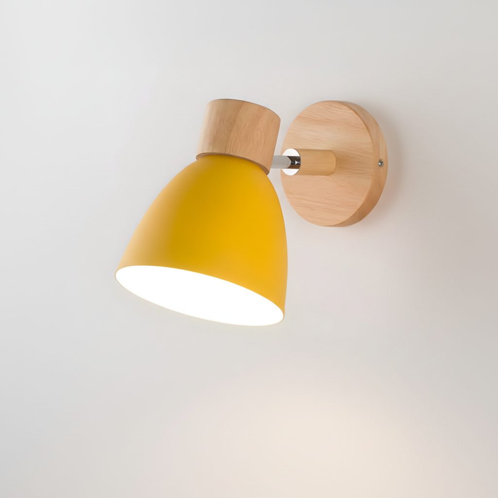 Nordische Holz Wandleuchte - WoodLuma