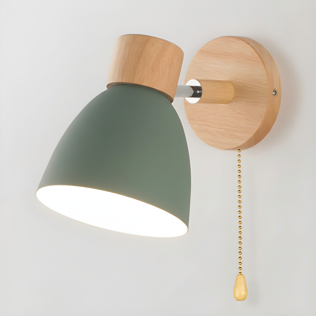 Nordische Holz Wandleuchte - WoodLuma