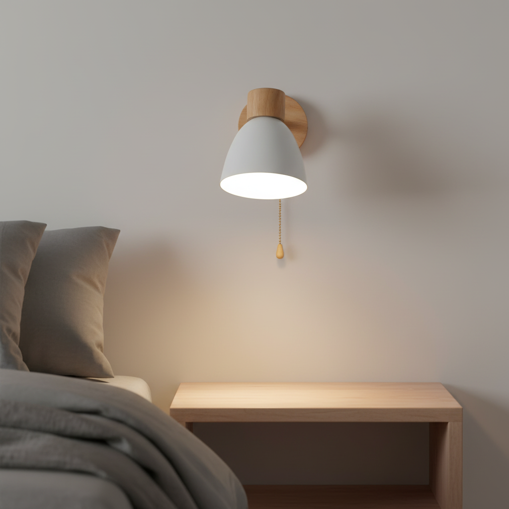 Nordische Holz Wandleuchte - WoodLuma