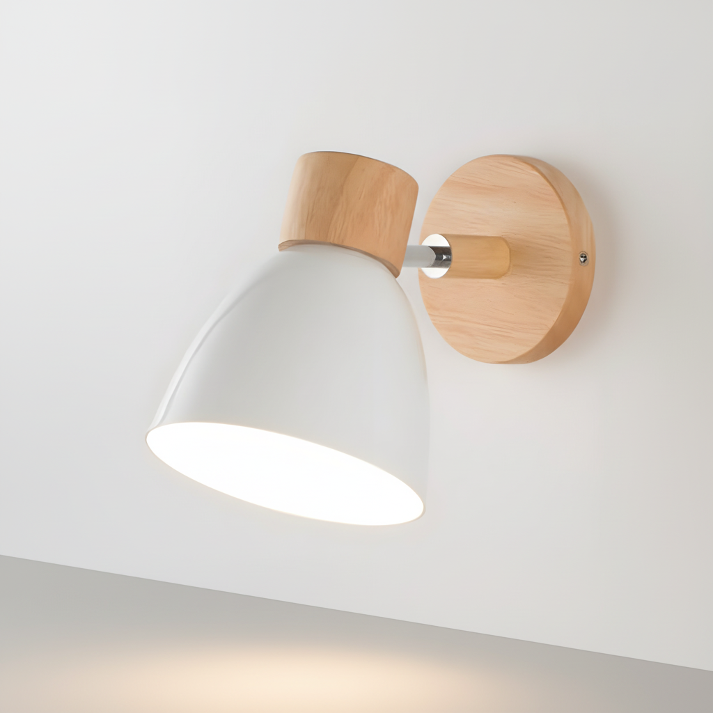 Nordische Holz Wandleuchte - WoodLuma