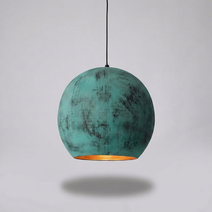 Oxidized Patina Pendant Light -  Turinex