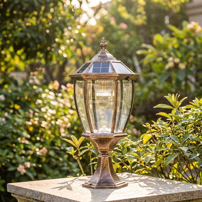 Retro Hexagon Outdoor Lantern - Solvante