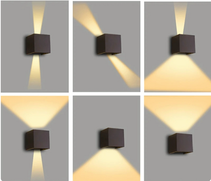 Stylish LED Cube Wall Light - LumiCube