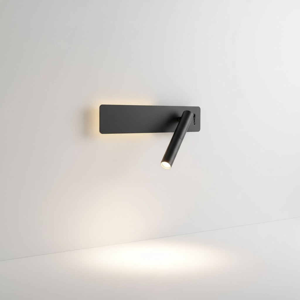 Schwenkbare LED Wandleuchte - GlowFocus