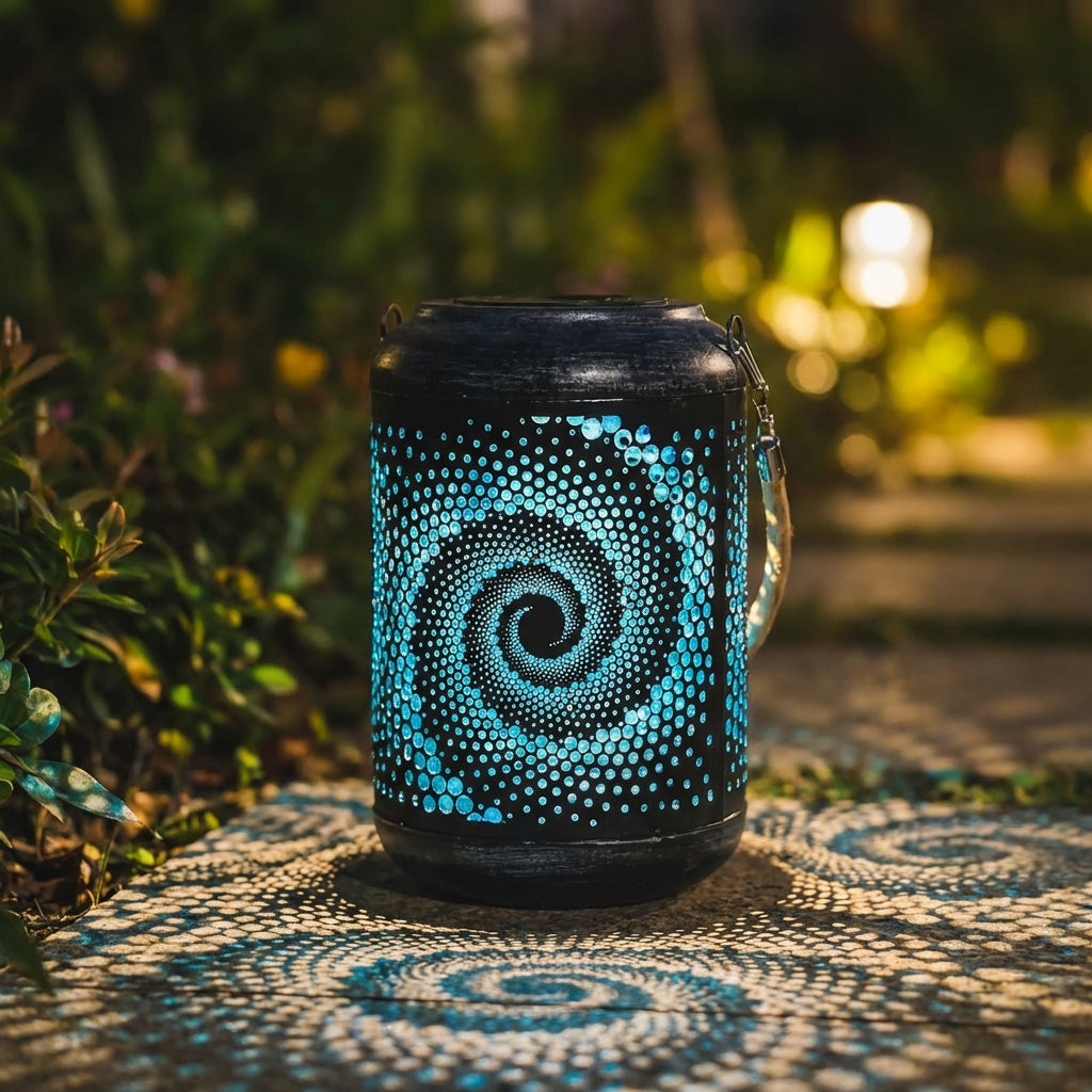 Solar Powered Garden Lantern - Glowneon