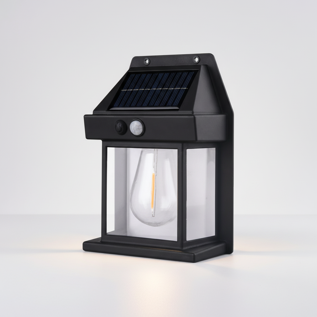 Solar Wandlampe Aus ABS - Solighta