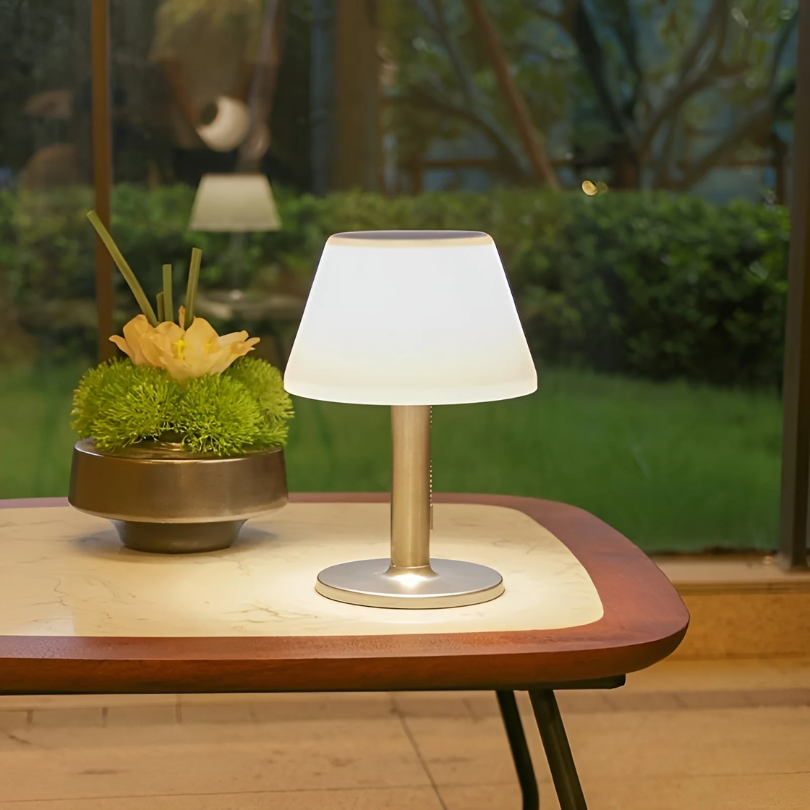 Stylish Solar-Powered Table Lamp - SolarLuxe