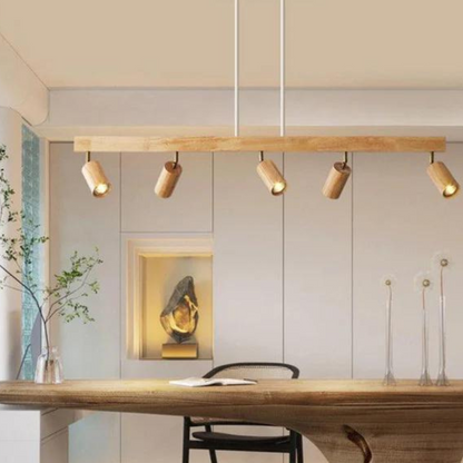 Verstellbare Spotleuchte Holz - Ecobeam