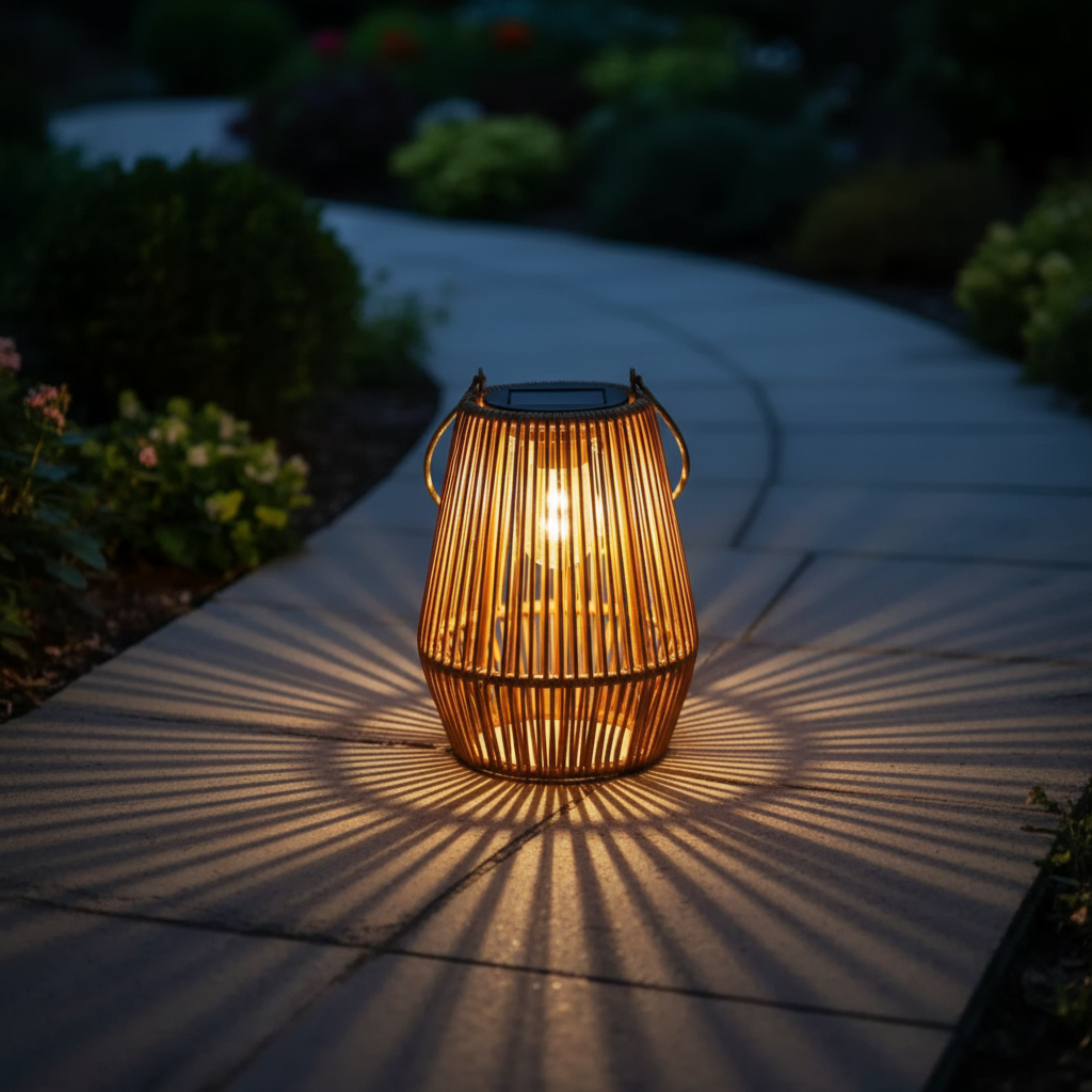 Wasserdichte Solarlampe Außen - DuskWeave