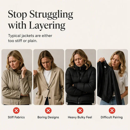 Versatile Ribbed Coat for Everyday Wear 5